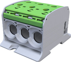 Złączka szynowa gwintowa Al/Cu STB 95-3 (87560) SIMBLOCK zielony 81103005