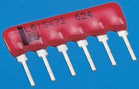 Drabinka rezystorowa ±2% 100kΩ Bussed, 9 x, 1.25W SIP Bourns