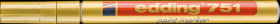 4-751053 Paint marker, 1.0 - 2.0 mm, gold