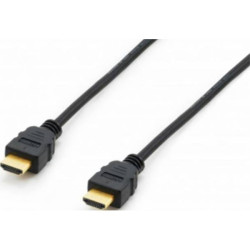Equip 119372 HDMI Cable Black Gold Plated Connectors 7.50 m