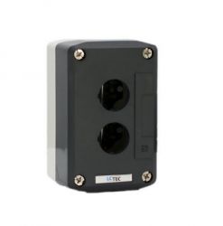 Kaseta IP54 szara 2 otwory