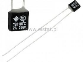 Bezpiecznik termiczny 2A 115°C; NC