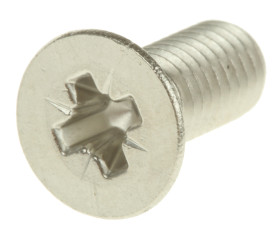 Śruby maszynowe M5 łeb z łbem stożkowym Stal nierdzewna długość 12.0mm skok 0.80mm