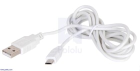Pololu USB Cable A to Micro-B, 6 ft