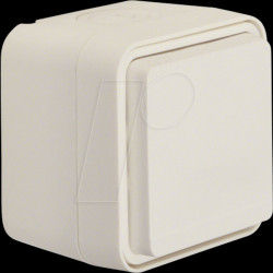 47403512 Socket outlet with hinged cover AP W.1 polar white