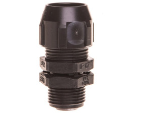 Dławnica do rur ochronnych PG11 IP66 czarna WPD 11/9 E03DK-07030100301