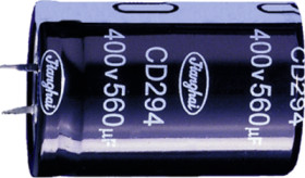 Electrolytic capacitor, 1000 µF, 100 V (DC), ±20 %, radial, pitch 10 mm, Ø 25 mm, ECS2ABW102MT6P22530