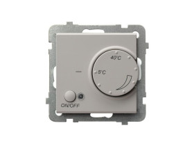 SONATA Regulator temperatury z czujnikiem napowietrznym kaszmirowy RTP-1RN/m/82 OSPEL