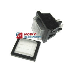 Osłona przełącznika kołyskowego hermetyczna 25,5x31mm uszczelka