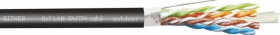 Kabel teleinformatyczny BiTLAN F/UTPf 4x2xAWG23 kat.6 zewnętrzny 350MHz TI0055 /bębnowy/