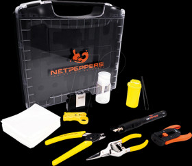 NP-FIBER-KIT212 FO tool case with splice protection press, without cleaver