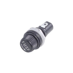 Oprawka bezpiecznika 5 × 20 mm panelowa 10 A 250 V z wkładką wkręcaną