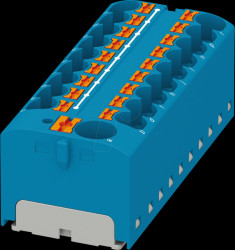 3273902 PTFIX distribution block, 10/18X4, blue