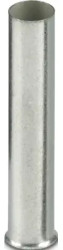 Uninsulated wire end ferrule, 16 mm², 25 mm long, DIN 46228-1, UL 486F-A, silver, 1090632