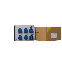 Rozdzielnica budowlana FRED 6x230V gniazda Mennekes Doktorvolt® DV-9627-F