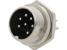 Gniazdo mikrofonowe CB 7p na obudowę