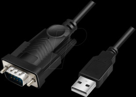 AU0048A USB 2.0 converter, A connector to DB9, 1.5 m