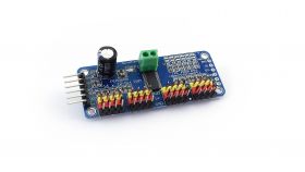 Sterownik serwomechanizmów, 16 kanałów, I2C