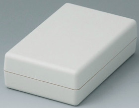 ABS shell housing, (L x W x H) 114 x 72 x 33 mm, gray white (RAL 9002), IP65, A9406331