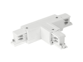 Łącznik Trójnik Biały 3-fazowy do Szyn Oświetleniowych