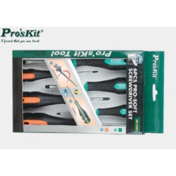 Zestaw śrubokrętów płaskich i krzyżowych 6szt SD-2301