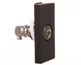 TouchMe Moduł 1/2 gniazdo antenowe TV czarne TM904B