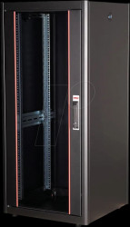 26210204 19-inch network cabinet, 26 U, 600 mm depth, black