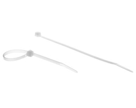 Opaska kablowa 2.5mm 100mm biała OZN 25-100 25.15 /100szt./