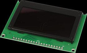 DEP128064B1-Y OLED, 128x64 px, yellow/black, 2.4inch