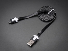 Adafruit USB 'Noodle' Cable - A/MicroB