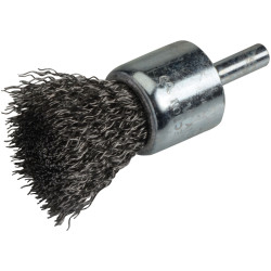 Lessmann 453.161.07 DIY End Brush with Shank 23mm, 0.30 Steel Wire