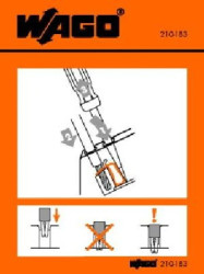 Etykieta z instrukcją obsługi dla grup 280 do 281 / 780 do 784 210-183 /100szt./