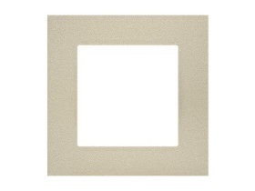 SIMON 55 Ramka 1 pojedyncza LINE szampański mat TR1/144 KONTAKT SIMON