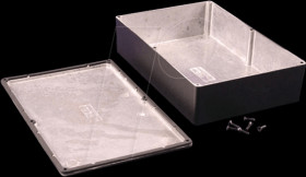 1550WGBK aluminum casing, 1550 W, 222 x 146 x 55 mm, black