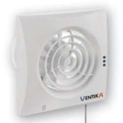 Wentylator osiowy fi100 230V 7,5W 97m3/h 25dB łożyska kulowe biały z wyłącznikiem czasowym ECHO D100QWC