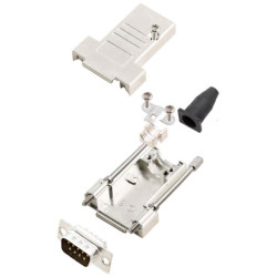 Encitech 6355-0040-21 DTSL09-T-JSRG&#x2B;DMP-K D-Sub Pin set 9 Pins Solder Bucket