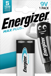 Bateria 9 V, 9V, Energizer, Energizer MAX PLUS PP3