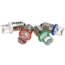 Żarówka LED E10 3,8V Biała