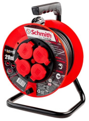 Przedłużacz bębnowy 4 gniazda z/u 3x1,5mm IP44 20m H05RR-F Schmith
