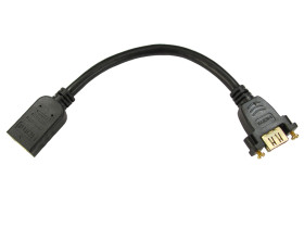 Kabel HDMI 90cm A: HDMI B: HDMI A: Żeńskie B: Żeńskie High Speed