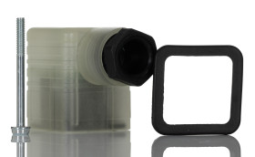 Złącze zaworu elektromagnetycznego A 2P+E 250 V Żeński LED: Tak dławnica M16 Wkręcane Hirschmann