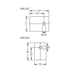 Fischer Elektronik WK247 Folia termoprzewodząca WK247, +150 °C, 0.9 W/mK, (D x S) 24 mm x 20 mm