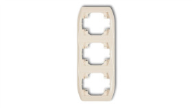 Trend Ramka Pionowa Potrójna Beżowy 1Rv-3