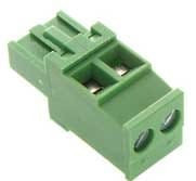 TLP-CPF2K Kostka zaciskowa podwójna, kątowa, z gniazdem raster 5,08 mm