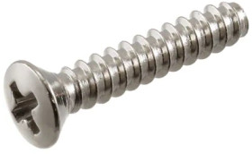 Screw, steel, (L) 20 mm, black, for series 1593, 1593QS100