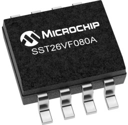 Pamięć flash 8Mbit 8-pinowy SOIC SPI, SQI