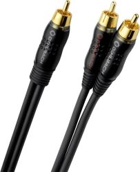 Oehlbach D1C23712 RCA/Cinch Audio kabel Y [2x złącze męskie RCA/cinch - 1x złącze męskie RCA/cinch] 15.00 m antracytowy