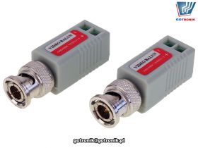 Konwerter pasywny BNC-UTP "Video Balun" LLT-202E x2szt.
