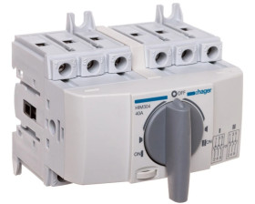 Przełącznik w układzie przełącznym I-0-II 3P 40A HIM304