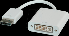 12.03.3133 DisplayPort adapter, DP plug to DVI socket